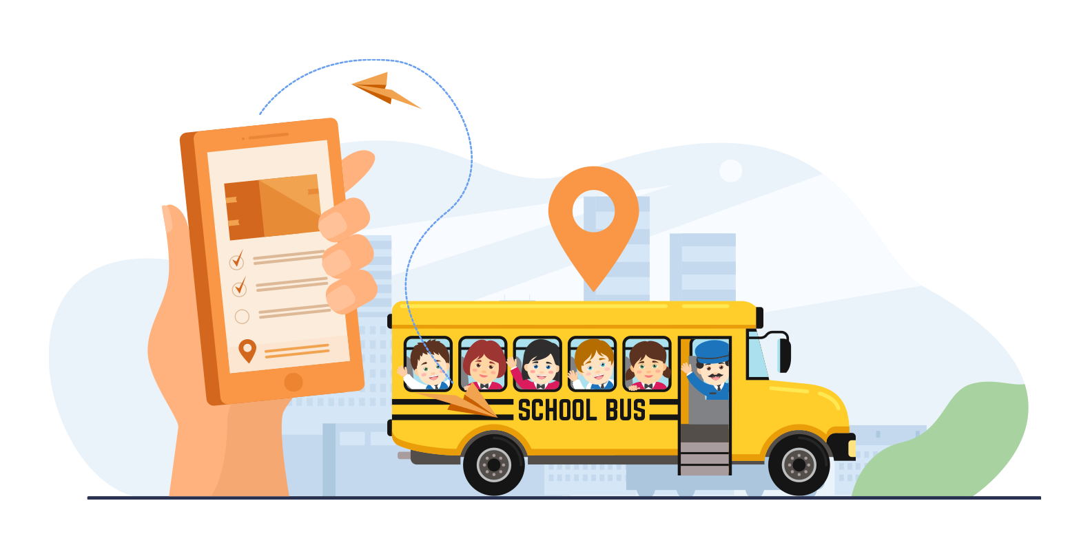 school bus tracking app